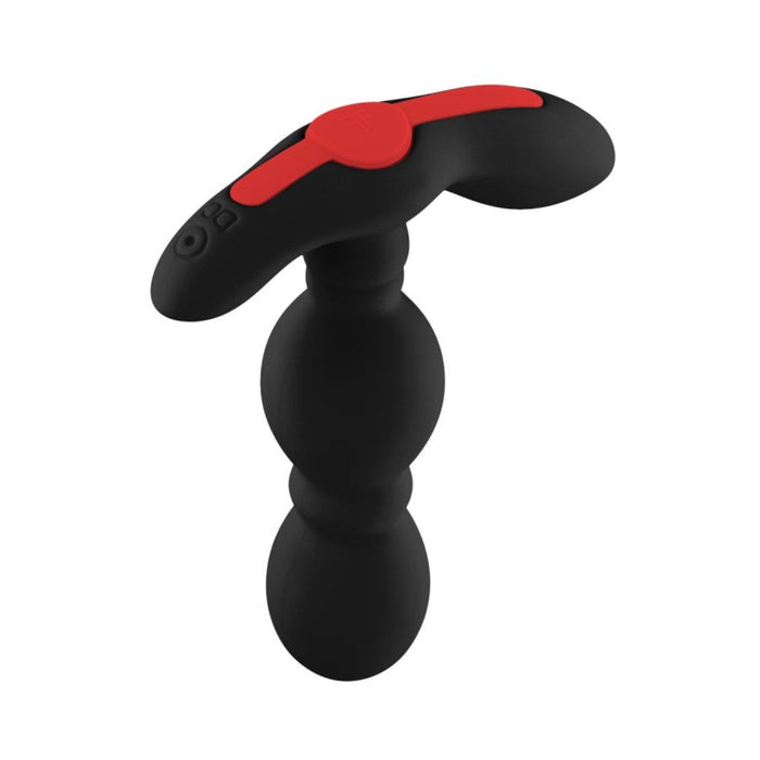 Forto Vibrating Anal Plug Black