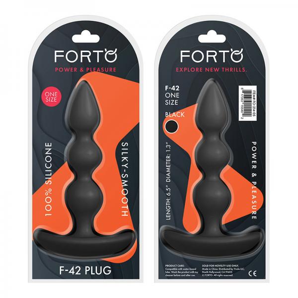Forto F-42 Plug - One Size Black