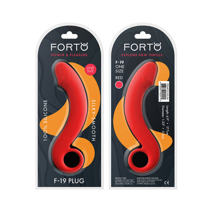 Forto F-19: Silicone Curve Prostate Plug