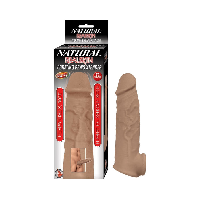 Natural Realskin Vibrating Penis Xtender