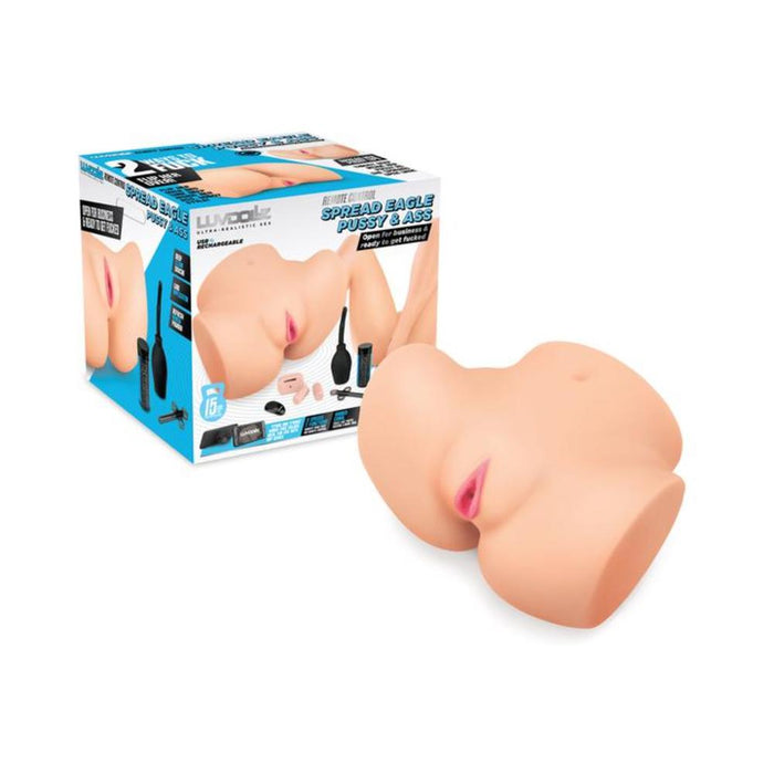 Luvdollz Remote Spread Eagle Pussy/ass - Cream