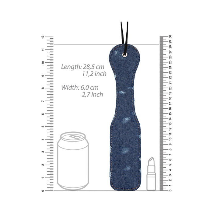 Ouch! Denim Paddle - Roughened Denim Style - Blue