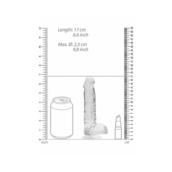 Realrock Realistic Dildo With Balls 6 inches