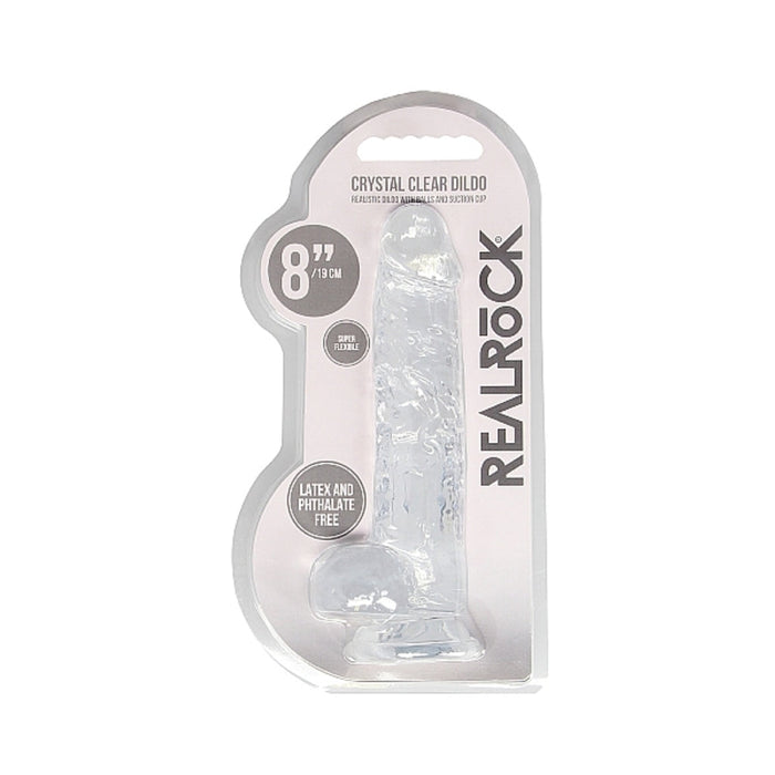 Realrock Realistic Dildo With Balls 8 inches