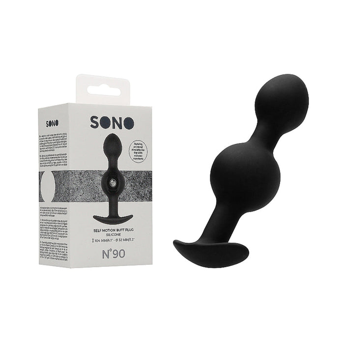 Sono No. 90 - Self-penetrating Butt Plug - Black