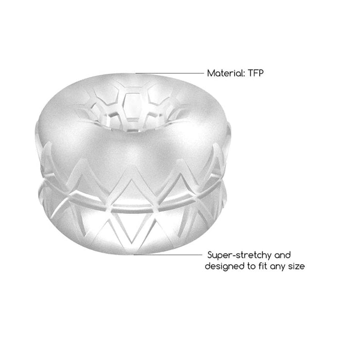 Sona N0. 92 - Reversible Textured Masturbator Clear