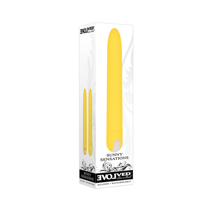 Evolved Sunny Sensations Rechargeable Silicone - Yellow
