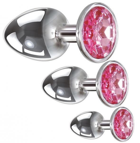 A&e Pink Gem Anal Plug Set