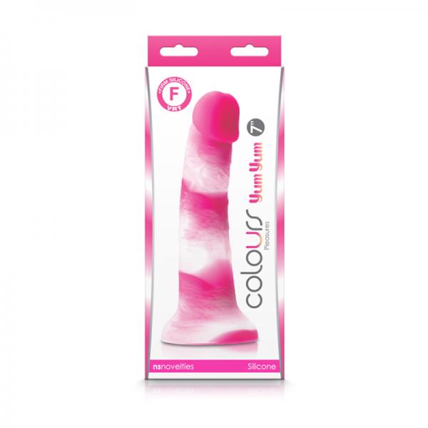 Colours Pleasures Yum Yum 7'' Dildo - Pink