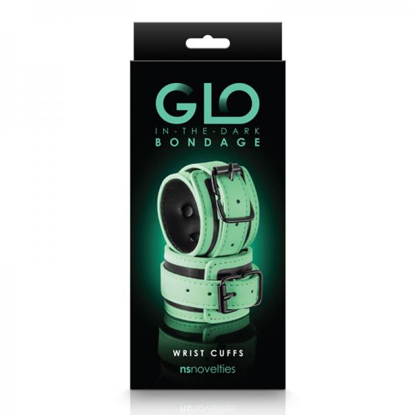 GLO Bondage Wrist Cuff Green