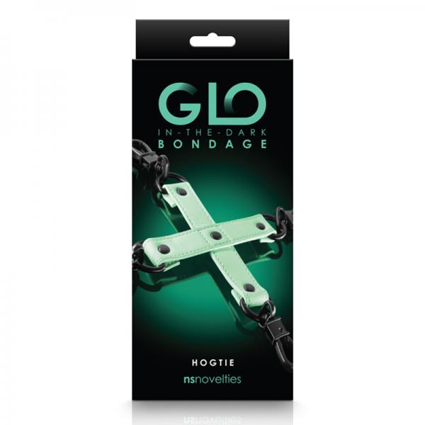GLO Bondage Hog Tie Green