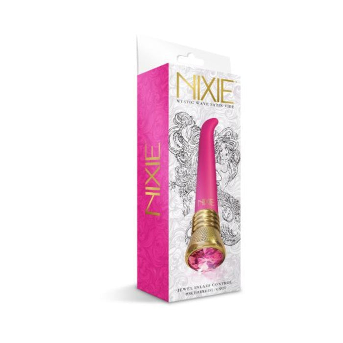 Nixie Mystic Wave Satin G-spot Vibe - Pink Tourmaline