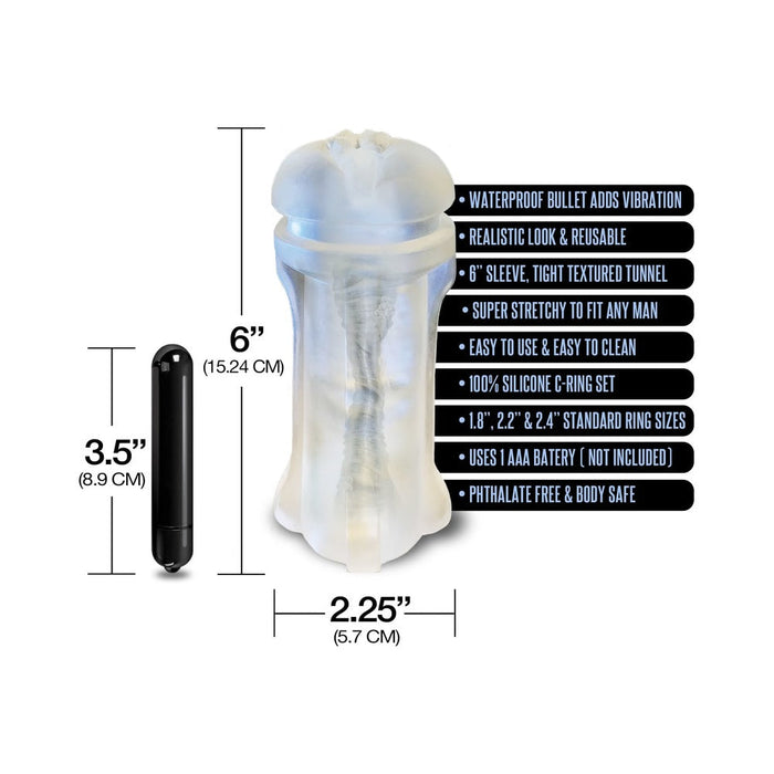 Happy Ending Mstr B8 Vibrating Pussy Pack - Squeeze Box