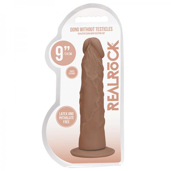 Real Rock Realistic Dildo - 9'' - 23 Cm - Mocha