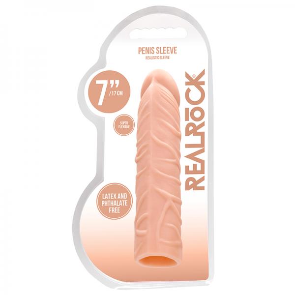Real Rock Penis Extender - 7'' - 17.5 Cm - Vanilla