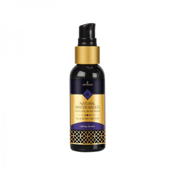 Sensuva Natural Water Based Personal Moisturizer - 1.93 Oz Blueberry Muffin