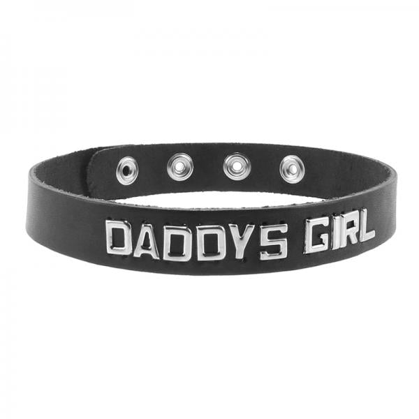 Wordband Collar Bad - Kitty - Black