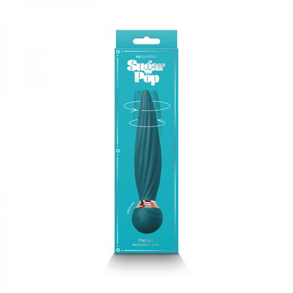 Sugar Pop Twist Gyrating Vibrator Teal