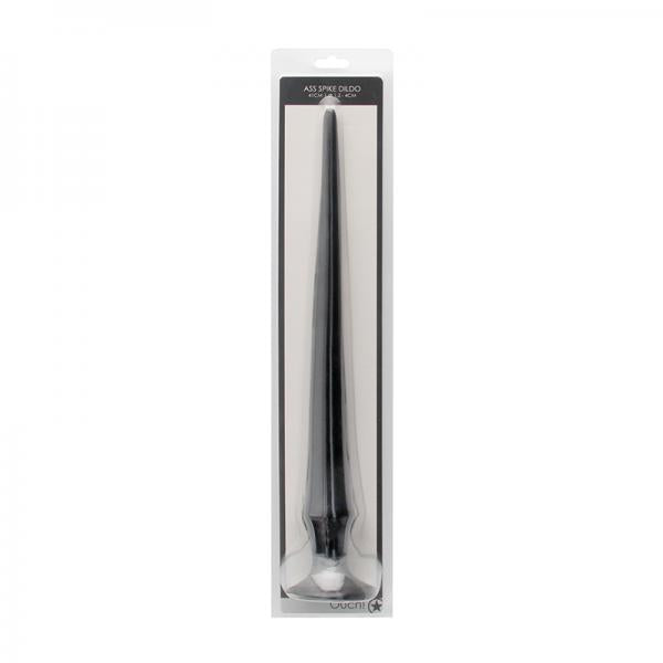 Ouch! Ass Spike Dildo 16.5 In. Black