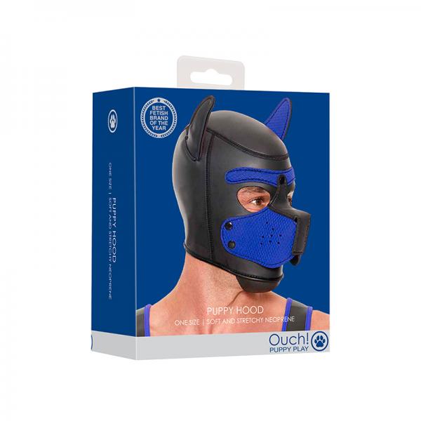 Ouch Neoprene Puppy Hood Blue