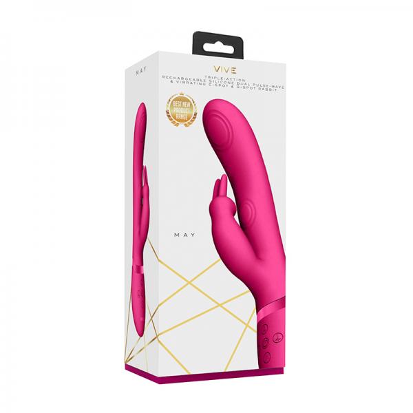 Vive May Dual Pulse Wave Rabbit Pink