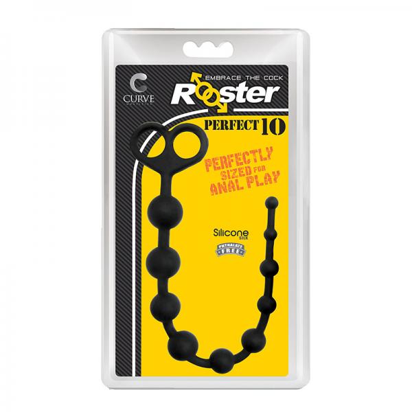 Rooster Perfect 10 Silicone Anal Beads