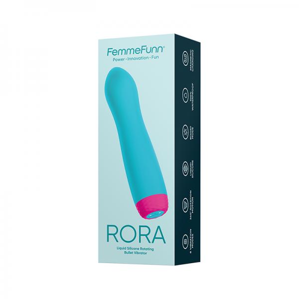 Femme Funn Rora Rotating Bullet - Turquoise