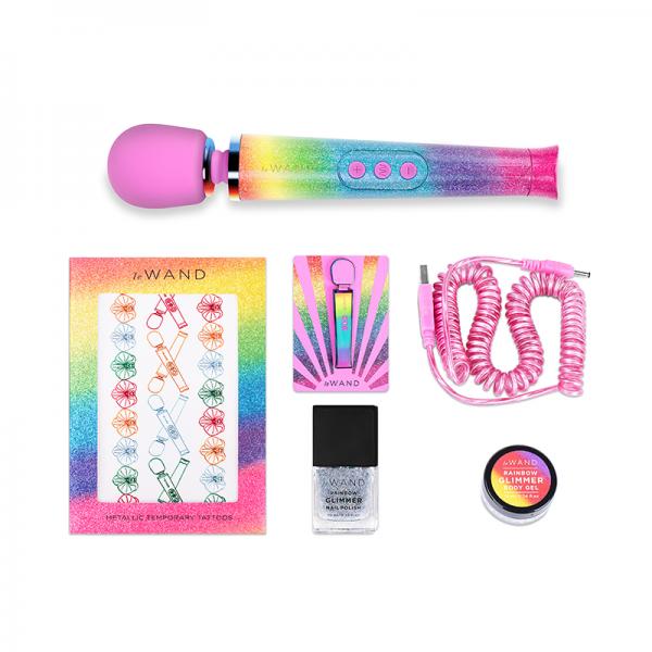 Le Wand Petite Rechargeable Vibrating Massager - Rainbow
