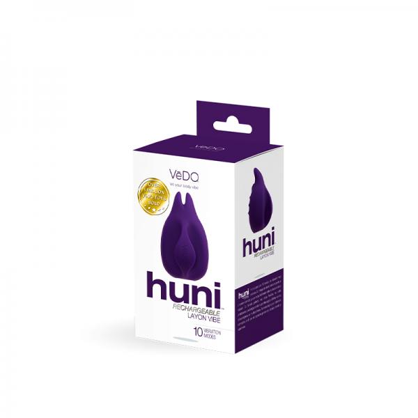 Vedo Huni Rechargeable Finger Vibe - Deep Purple