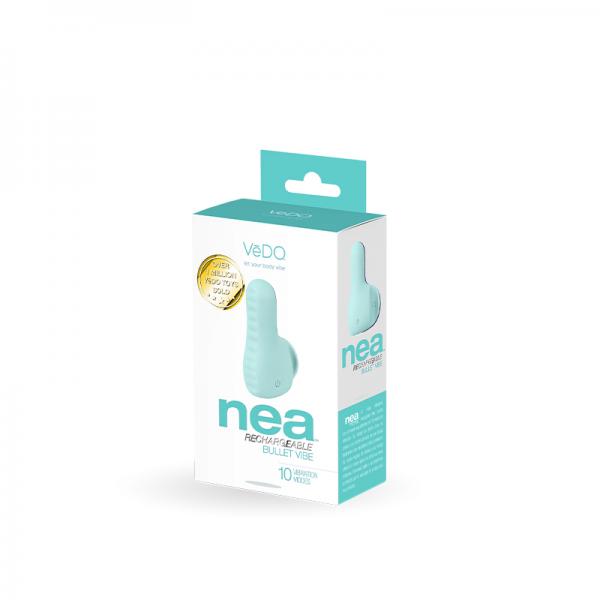 Vedo Nea Rechargeable Finger Vibe - Tease Me Turquoise
