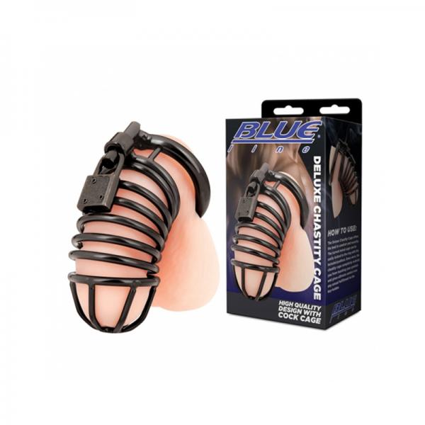 Deluxe Chastity Cage Black