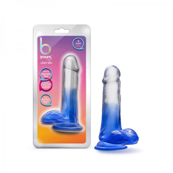 B Yours Stella Blue 6 Dildo Blue