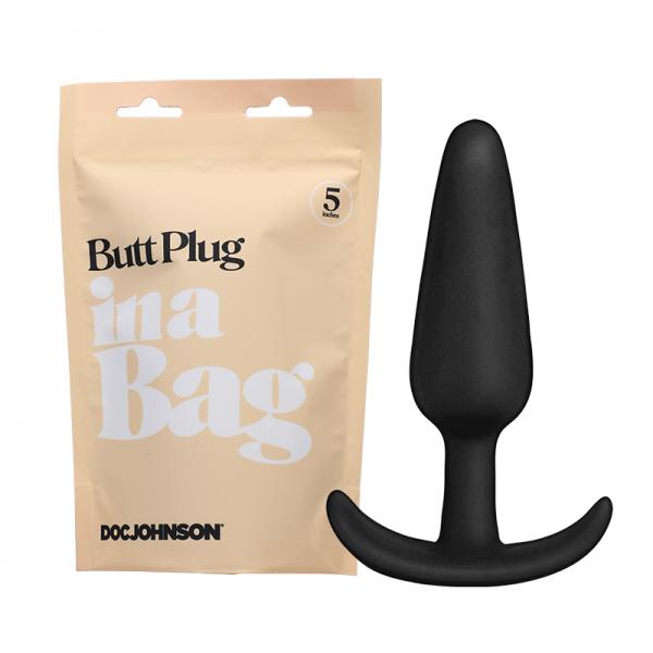 In A Bag Anal Plug 5in Black