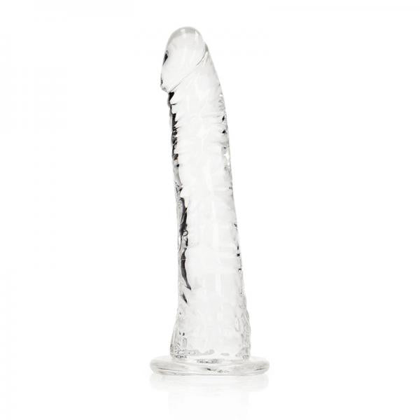 Realrock Slim Dildo 6in Transparent