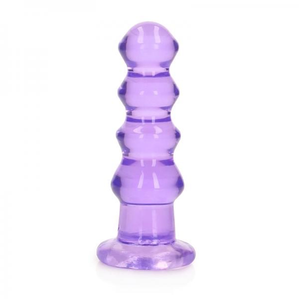 Realrock Curvy Dildo Or Butt Plug Purple
