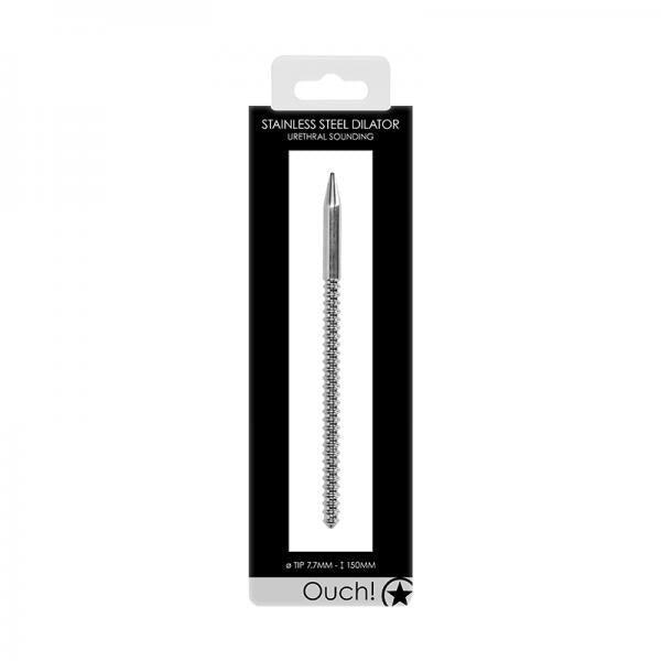 Shots Ouch Urethral Sounding Ribbed Dilator