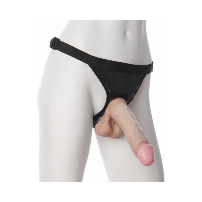 Vac-U-Lock Set 8'' Realistic Cock with Ultra Harness