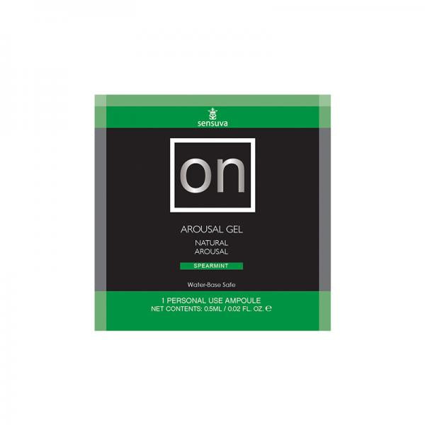 On For Her Arousal Gel Single Use Packet - 6 Ml Spearmint