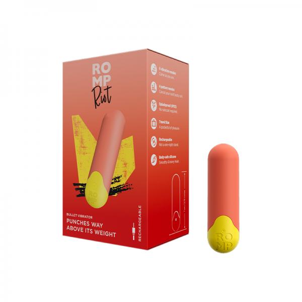 Romp Riot Bullet Vibrator - Orange