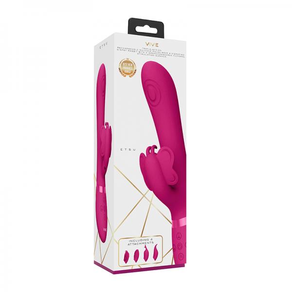 Vive Chou Rabbit Clitoral Stim Pink