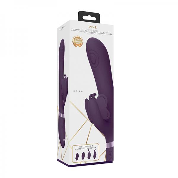 Vive Etsu Pulse Wave Gspot Rabbit Purple