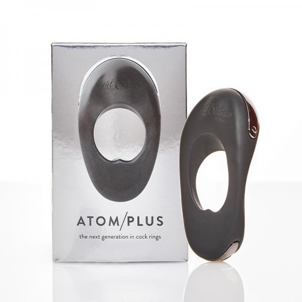 Hot Octopuss Atom Plus Black Vibrating Cock Ring
