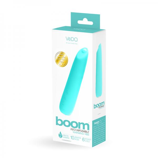 Vedo Boom Rechargeable Ultra Powerful Vibe - Turquoise