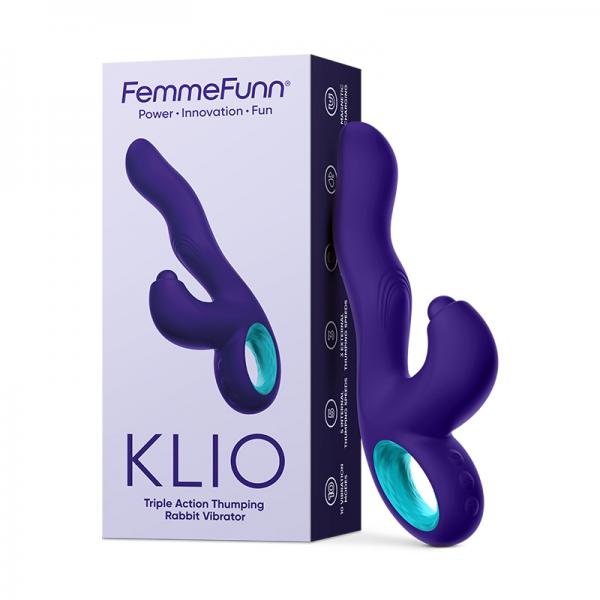 Femme Funn Klio Triple Action Rabbit - Dark Purple