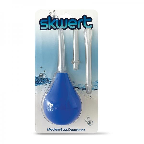 Skwert Enema Bulb W/3 Wands - 8 Oz