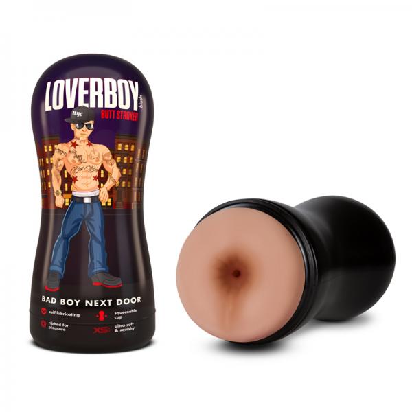 Loverboy Bad Boy Next Lube Stroker Beige