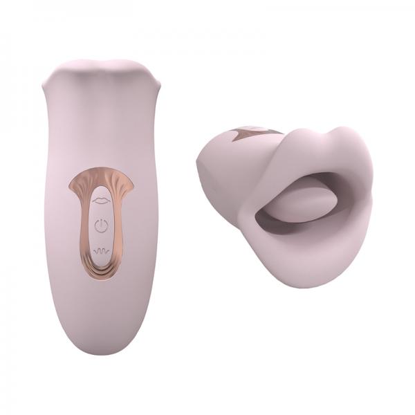 Kiss Suction And Vibrating Mouth Pink