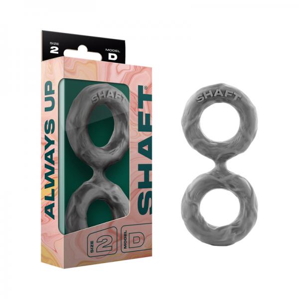 Shaft Double C-ring  - Medium Gray
