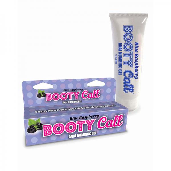Booty Call Anal Numbing Gel Blue Rasp