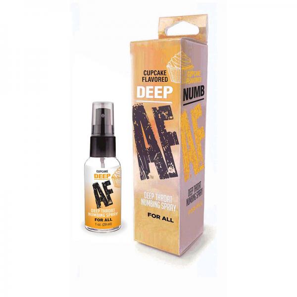 Deep Af Deep Throat Spray Cupcake 1 Oz.